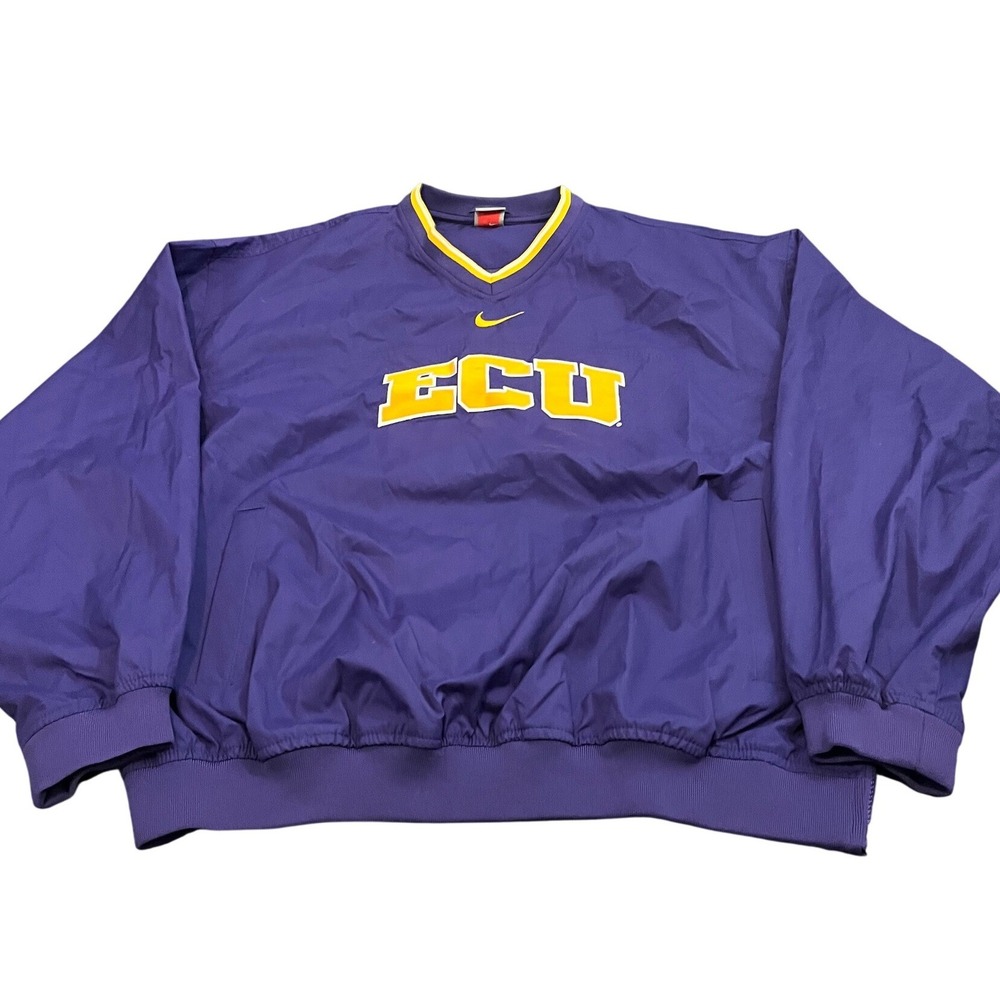 Nike‎ ECU Windshirt Center Swoosh XL East Carolina University Pirates Pullover